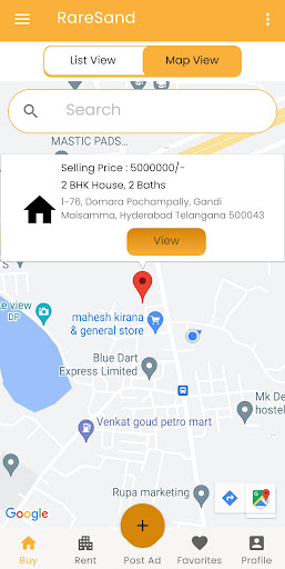Android application RareSand - Buy, Rent Property screenshort