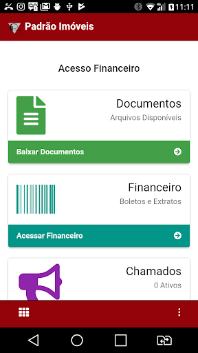 Android application Padrão Imóveis screenshort
