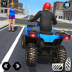 ATV Quad City自行车模拟器：自行车出租车游戏 30.5