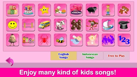 Kids Pink Piano Music & Songs