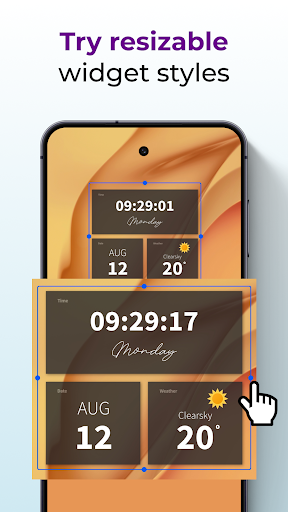 Android Clock Widgets - Personalization - apps