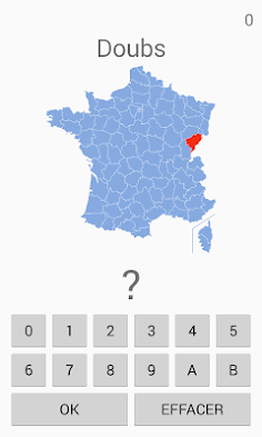 Quiz Départements - Screenshot 2