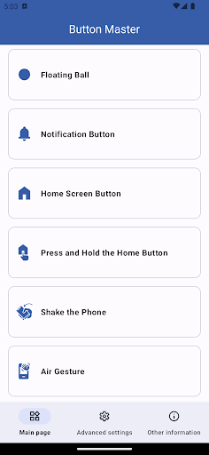 Android application Screen Lock : Button Master screenshort