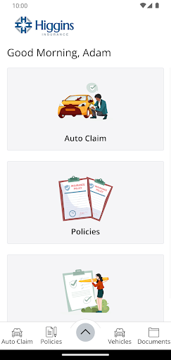 Higgins Insurance Online Screen 2