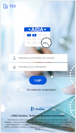 Android application AIDA screenshort