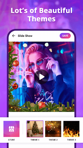 Android application photo video maker with music screenshort