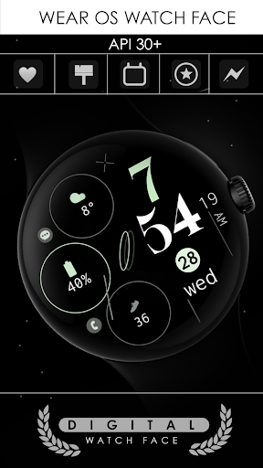 Dream 139 simple watch face Screen 2