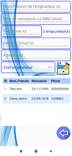 Gestion Livre Screen 3