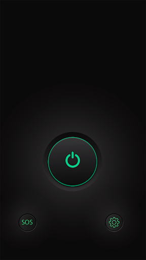 Screenshot of Bright Flashlight App Tactical