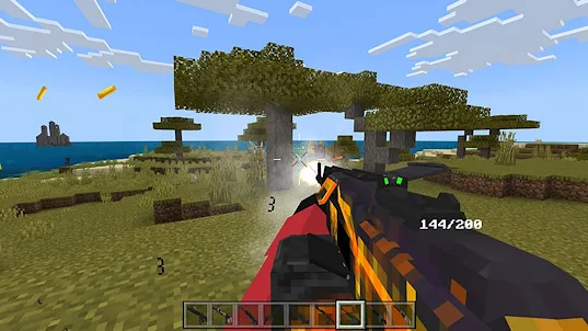 Gun mods for Minecraft