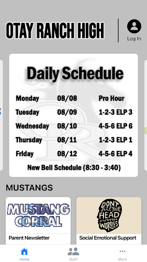 Android application Otay Ranch High School screenshort