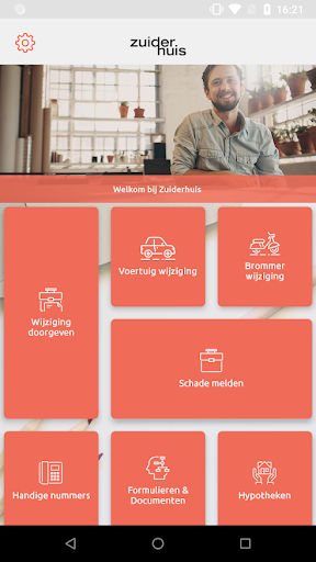 Android application Zuiderhuis screenshort