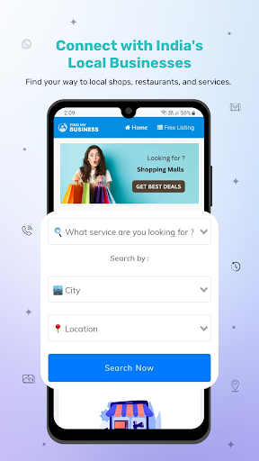 Android application Find My Business screenshort