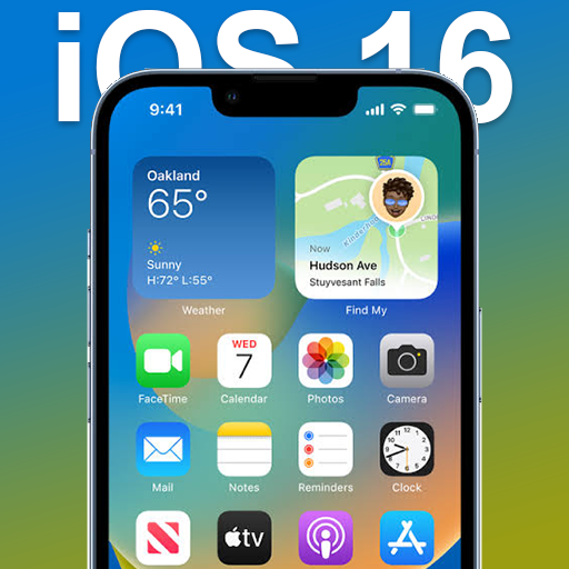 iPhone 14 Launcher iOS 16