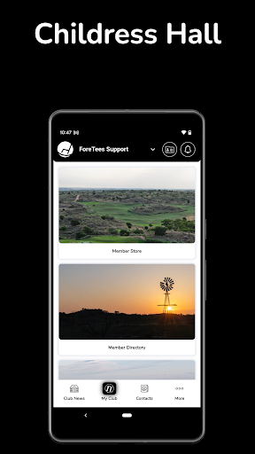 Aperçu de l'application
