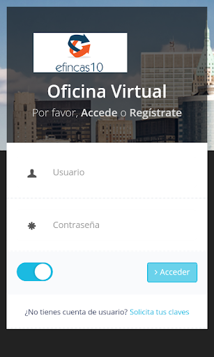 Android application Efincas10 O.V. screenshort
