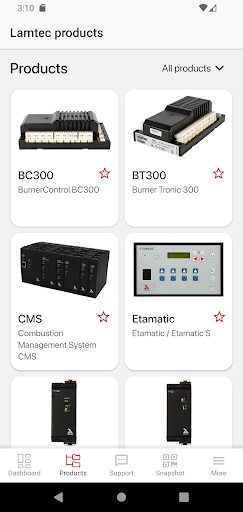 Lamtec Support Screen 2