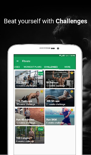 Fitvate - Home & Gym Workout Trainer Fitness Plans 6.8 APK screenshots 17