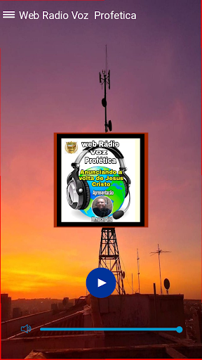 Android application Web Radio Voz Profetica screenshort