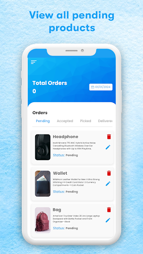 Android application Golfe Correios Rider screenshort
