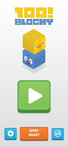 Android application 100!Blocky screenshort