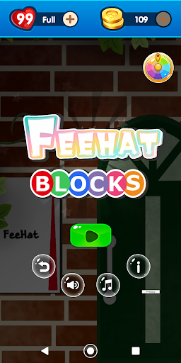 Android application FeeHat Blocks screenshort