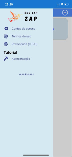 Android application Meu zap zap screenshort