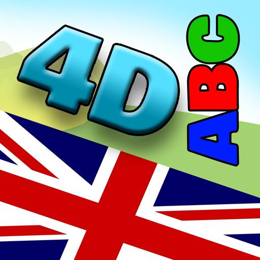 4D English Alphabet logo