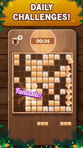 Wooden 100 Block Puzzle Game Mod Apk Download 3