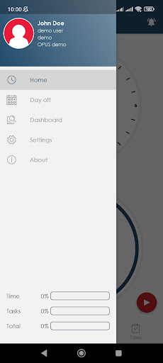Android application Opus OKR screenshort