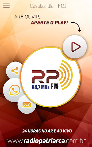 Android application Radio Patriarca FM screenshort