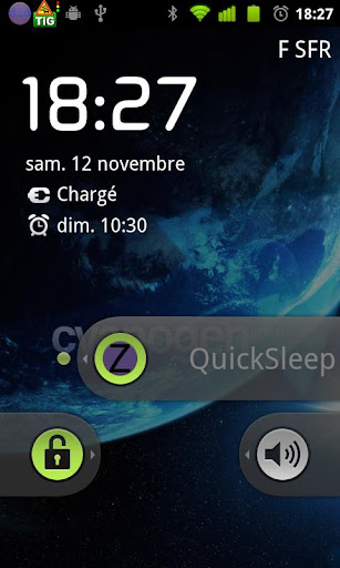 Android application QuickSleep screenshort