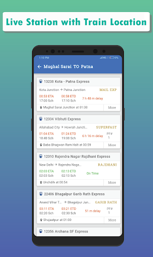 Live Train & Station Status, C Screen 3