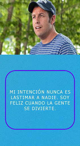 Android application Adam Sandler frases screenshort