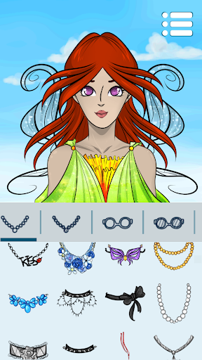 Android application Avatar Maker: Girls screenshort