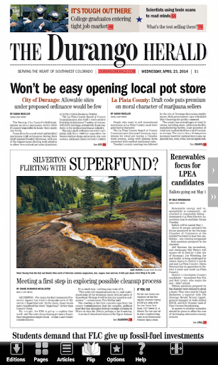 Android application Durango Herald E-Edition screenshort