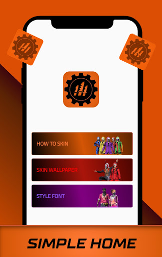Android application SKIN TOOL FIRE screenshort