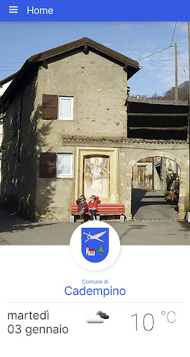 Android application Comune di Cadempino screenshort