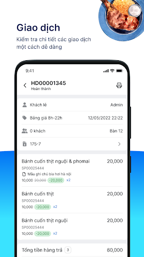 KiotViet Quản lý Nhà hàng Screenshot 3 - AppWisp.com