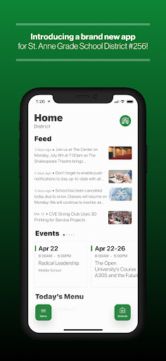 Android application St. Anne Grade School District screenshort