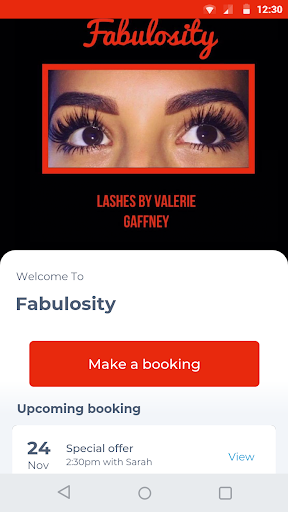 Android application Fabulosity screenshort