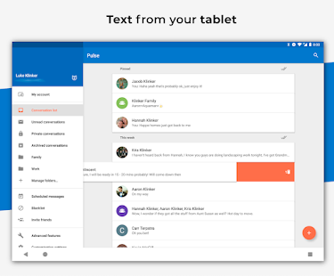 Pulse SMS (Phone/Tablet/Web) Screenshot