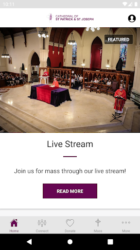 Android application St Patrick's Cathedral NZ screenshort