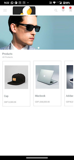 Android application MRD Shop screenshort