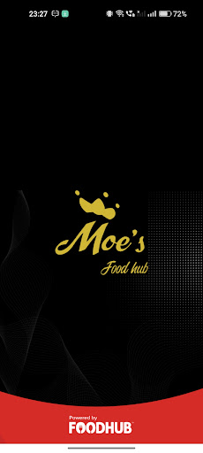Android application Moe's Food Hub screenshort