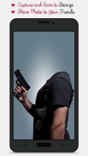 Gun Man Photo Montage Screen 3