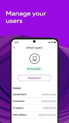 Telia Smart Control Screen 3