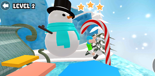 Obby Parkour Snowy Island Screen 2