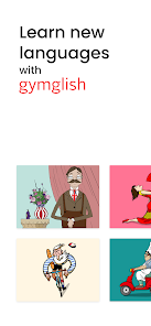 Captura 1 Cursos de idiomas Gymglish android
