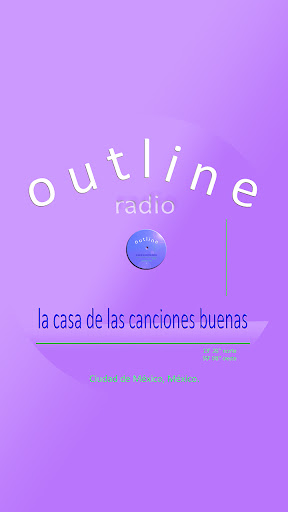 Android application outline radio app screenshort